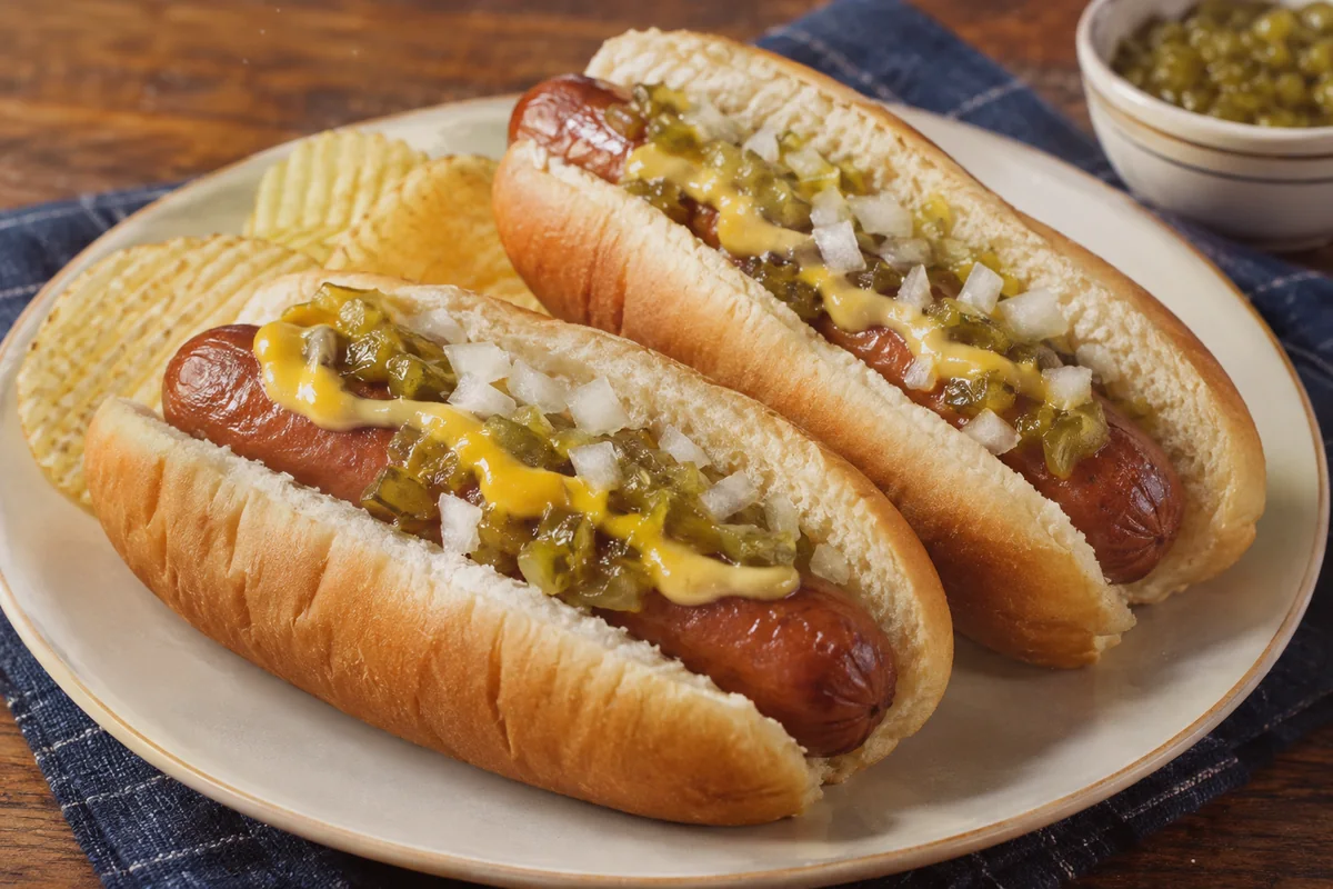 The royal-picnic hot dog — a little vintage colour