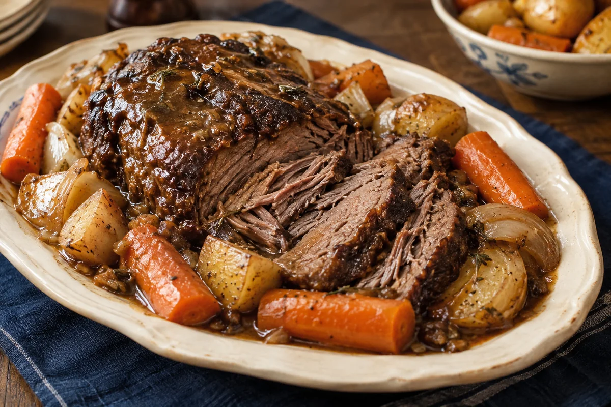 Sunday pot roast — a little vintage colour